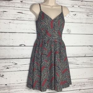 Quiksilver Women fit & flare dress tropical print